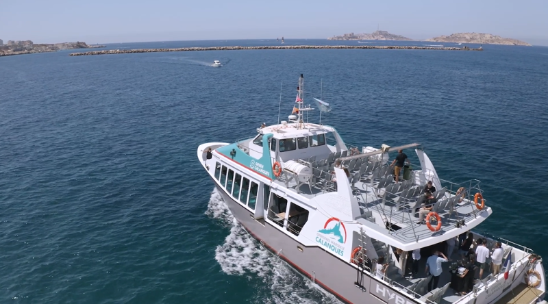 Vidéo de présentation de l'entreprise Croisières Marseille Calanques réalisée par Yaca