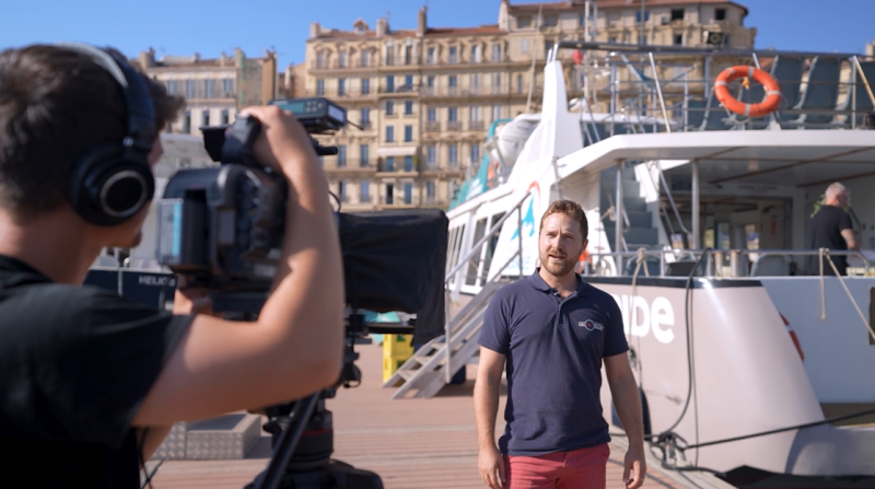 Vidéo de présentation de l'entreprise Croisières Marseille Calanques réalisée par Yaca